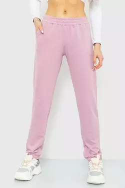 Спорт штаны женские двухнитка, цвет пудровый, 226R030