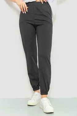 Спорт штаны женские, цвет темно-серый, 131R160028
