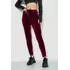 Спорт штаны женские велюровые, цвет бордовый, 244R5571